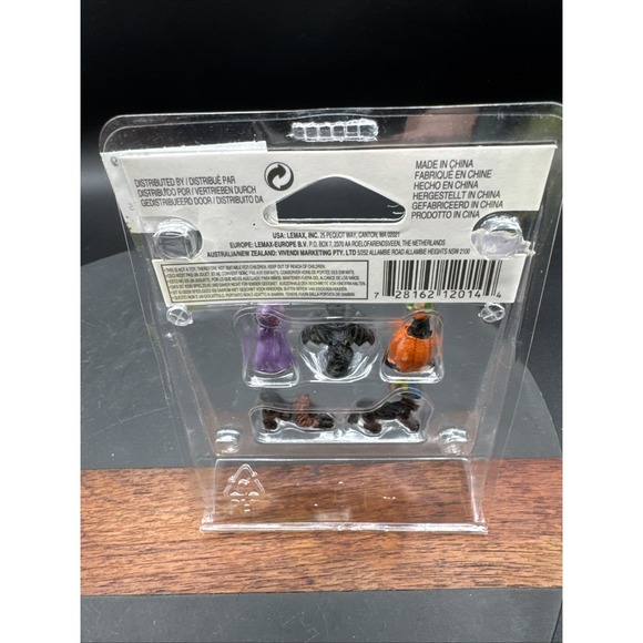 Lemax Spooky Town Halloween Cats -Set Of  5-Halloween Village Carnival - Picture 2 of 4